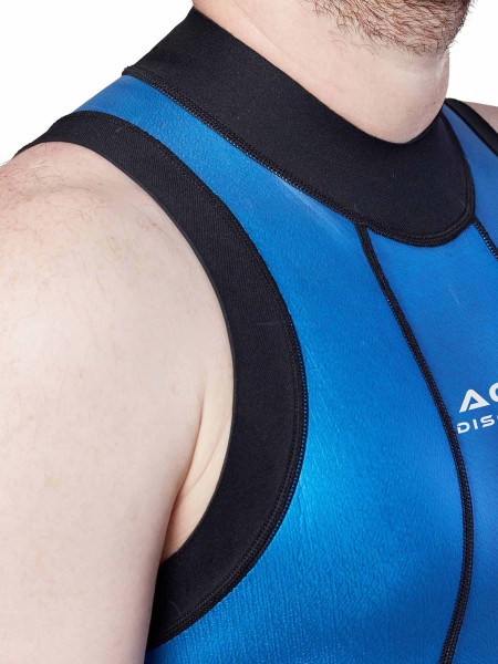 Гидрокостюм AQUADISCOVERY FREEGLIDER моно без рукавов для фридайвинга, триатлона и плавания