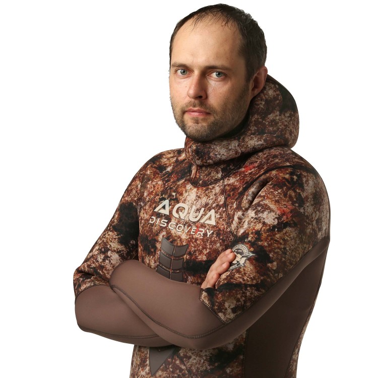 Гидрокостюм Aquadiscovery Ataman V2 Camo Каштан