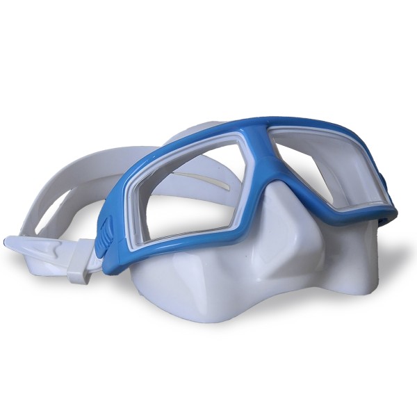 Маска Аквадискавери ГЛУБИНА бело-синий